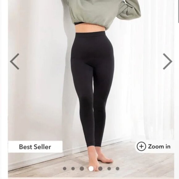 Shapermint Essentials high waisted Shaping Leggings in Black (L/ 8-12) NWT! - Picture 2 of 16